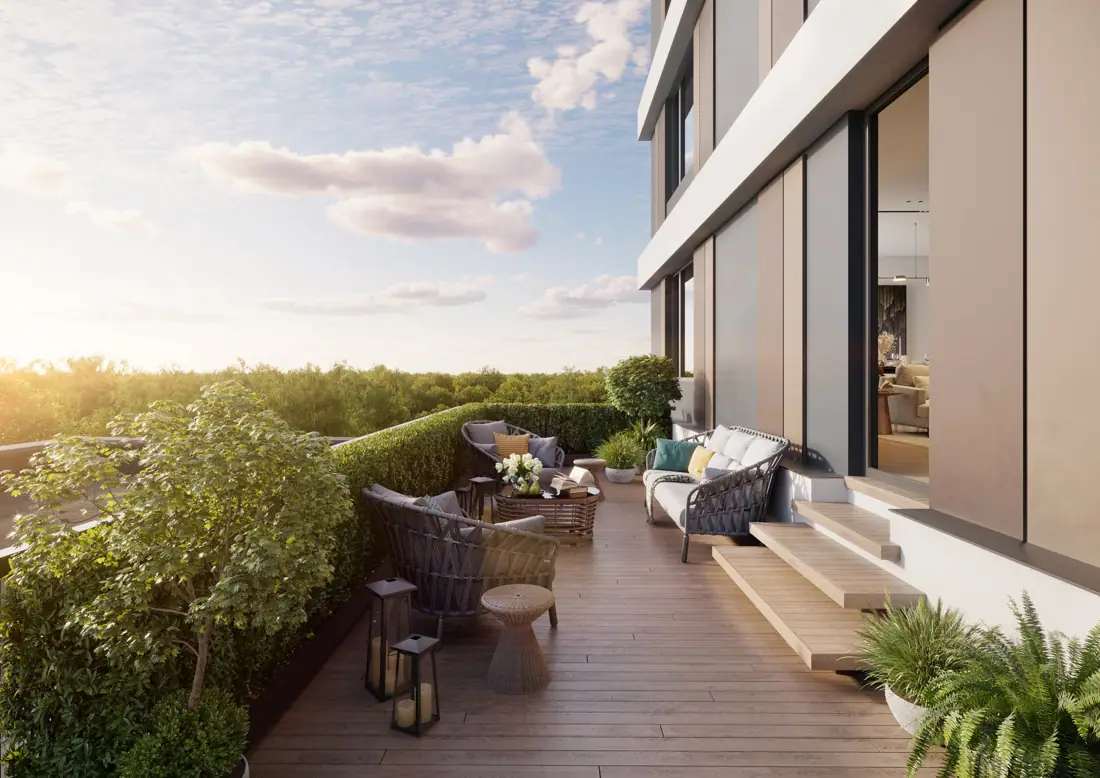 Garden terrace